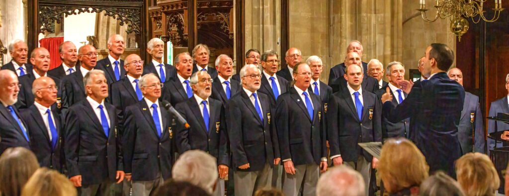 Cirencester Male Voice Choir at St John Baptist, October 2023