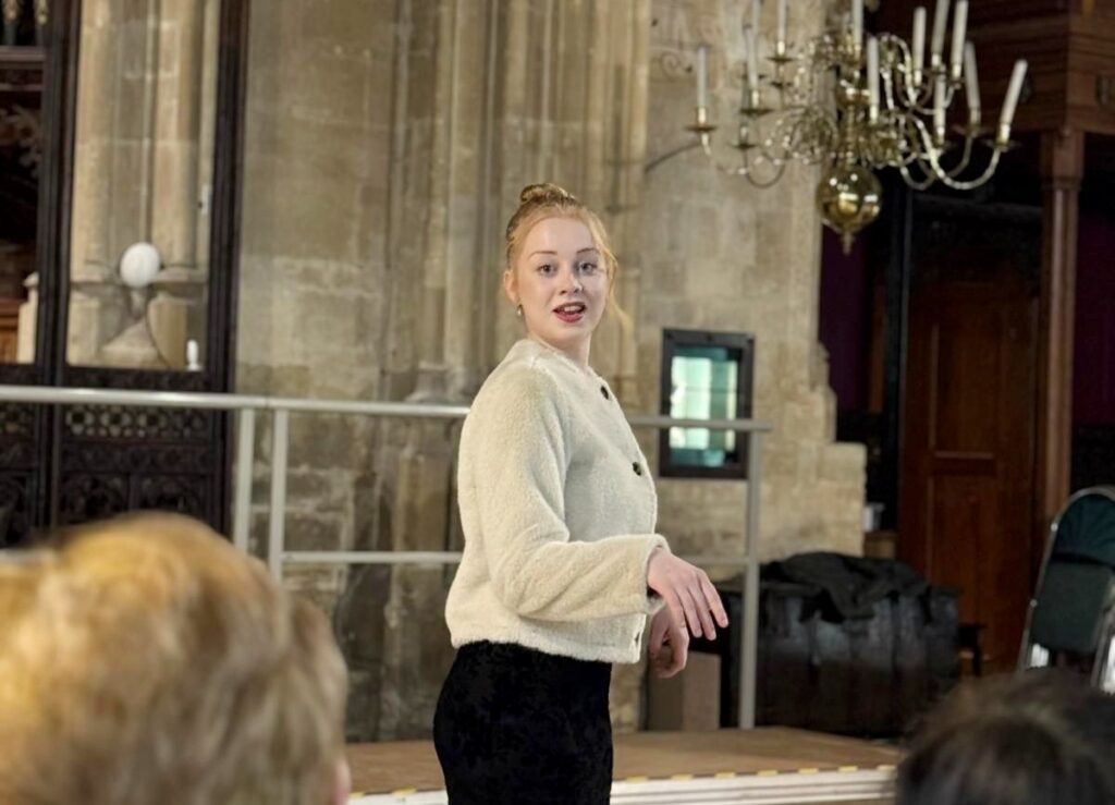 Soprano Harriet Perfect at St John Baptist Cirencester Christmas 2025